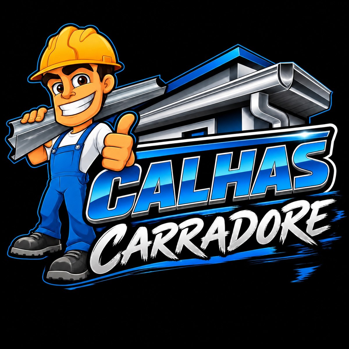 Mascote e marca Calhas Carradore